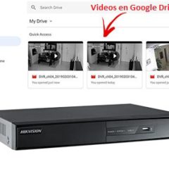 DVR Hikvision Grabación en Google Drive