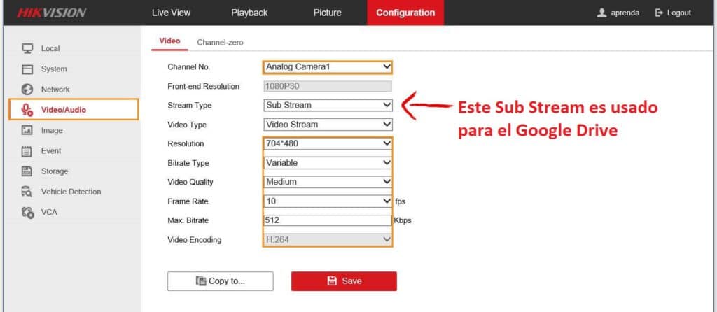 DVR Hikvision – Como grabar en la nube con Google Drive - Aprenda CCTV