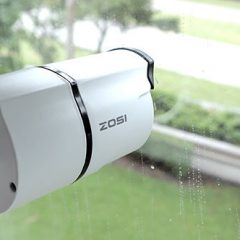 Security-camera-installed-behind-Glass